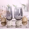 Bottiglie d'acqua Creative Diamond Fat Belly Cup Decorate Whisky Wine Glass Red Cocktail Bar Articoli per la casa Regalo 230523