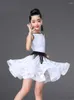 Scene Wear Latin Dance Dress for Girls Fashion Ballroom Dancing Dresses Kids Dancewear Children Performance Costume