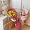 Papel de embalagem 15pcs Vintage Floral Single Bouquet Somente embrulhando flores Flores DIY Materiais 230523