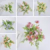 Dekorativa blommor Pretty Simulation Not Withered Exquisite Detales Artificial Party Decor Plastic Fake Faux Silk Flower