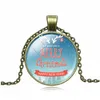 Collane con ciondolo Happy Christmas Time Collana con pendenti in vetro con pietre preziose Gsfn549 Con catena Mix Order Drop Delivery Jewelry Dhxrt