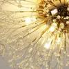 Światła sufitowe Lampa Lampa Lampa Nordic Modern Dandelion salon sypialnia Studia Firefly żyrandola