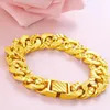 Bracelet 24k plaque en or borde