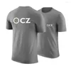 T-shirts pour hommes CZ Ceska Zbrojovka 2023 Hommes d'été à séchage rapide à manches courtes Sport Fitness Shirt Running Respirant Sportswear Tops