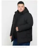 Herr ner 8xl 6xl män vinter fleece tjock lång jacka -20 manlig casual varm bomull vadderad vindbrytare huva parta streetwear coat