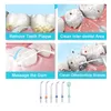 Other Oral Hygiene Big Capacity 1000ml Oral Irrigator Electric Water Flosser Teeth Cleaner With 10 Adjustable Pressures and 6 Nozzles 230524