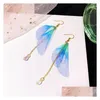 Charm Womens Tle Butterfly Wings Earrings Gsfe003 Fashion Gift National Style Women Diy Jewelry Earring Drop Delivery Dhicg