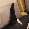 دمى أفخم 50/75 سم محاكاة ألعاب الحوت القاتل محشو القطن Orcinus Orca Fish Doll Shark Cartoon Soft Sleep Pillow Kids Girls Baby Girl