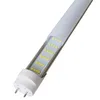 T8 Tube LED de 1,2 m de remplacement 6500 K G13 72 W 4 rangées blanc froid (ballast de dérivation) 150 W équivalent à double extrémité alimenté givré laiteux AC 85-277 V crestech888