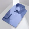 Camisas de vestir para hombres de alta calidad para hombres Ropa Camisa Masculina Blusas Ropa Camisas De Hombre Chemise Homme Blusas elásticas de fibra de bambú