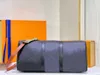 2023 BRAND TOSES MĘŻCZYZNA Oryginalne skórzane gigantyczne torby na jadłowce luksusowe projektanci torebka Kobiety szybka torba podróżna duża pojemność bagażowa TOTE 56856