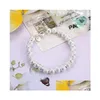 Beaded Sterling Sier Plated 8m Sand Pärla Strands Armband GSSB145 Fashion 925 Plate Smycken Armband Drop Delivery DH1SQ