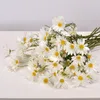 Fleurs décoratives 10 pièces mignon soie marguerite fleur artificielle Bouquet faux bricolage mariage maison chambre décoration de Table