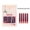 Fountain Penns Kawaii Pen Set Bytesbar bläck SAC 038mm Luxury för att skriva flickor pojkar färgade skolförsörjningar brevpapper 230523