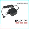 45W 전원 어댑터 19V 2.37A 벽 충전기 4.0 x1.35mm ASUS 태블릿 충전기 유럽 노트북 미국 EU 영국 플러그 5.5 x 2.5mm 3.0 x 1.1mm