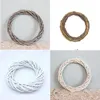 Dekorative Blumen Kränze DIY Hochzeitskranz 10 cm/15 cm/20 cm Rattan Ring Künstliche Girlande Getrocknete Pflanzen Rahmen Für Zuhause Herbst Weihnachten D