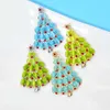 Brooches CINDY XIANG opal Christmas Tree Brooch Vintage Fashion Beautiful Pins Winter Coat Accessories Party Home Decoration Exquisite Gift G220523