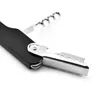 Boomerang Wine Opener Corkscrew Black Cork Screw with Foil Cutter for Waiters Servers Sommelier Restaurant