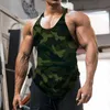 Mens tanktops zomer y back gym stringer top mannen katoen kleding bodybuilding mouwloos shirt fitness vest spier singlets training 230524