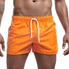شورت شورت الصيف مرنة للرجال العلامة التجارية بيتش ملابس الشاطئية جذوع السباحة الرجال
