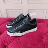 Ny Top Hot Luxurys designer kalvskinn casual skor reflekterande sneakers vintage läder tränare mode skor fritid sko plattform snörning sneaker