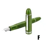 Penne stilografiche JinHao X159 Penna Nastro acrilico Clip in metallo EF F pennini materiale scolastico per ufficio calligrafia penne da scrittura verde rosso caffè 230523