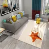 Tapijten Seaside Strand uitzicht Tapijt Shell Conch Area Rug woonkamer slaapkamer slaapkamer badkamer ingang niet-slip vloer keukenmatten