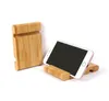Supporto per telefono cellulare da tavolo in bambù pigro Supporto per telefono cellulare creativo Supporto per protezione ambientale in bambù
