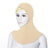 Underscarf muslimska kvinnor inre hijab en bit amira huvud hals omslag på motorhuven ninja cap head halsduk wrap islamiska hijabs halsdukar