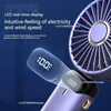 Nouveau Xiaomi Portable Hand-Held Fan Office Desktop Multifonctionnel Pliant Double Tête Mini 3000mAh Ventilateur Électrique Avec Une Lanière De Cou