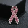 Mode ruban rose strass broches sensibilisation au Cancer du sein broche broche VIH et sida Badge femmes broche bijoux