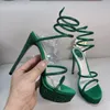 Rene Caovilla Stiletto Heels Sandals Luxurys Designers Dress Writ Women Clio Cleo Margot Butterfly-Tailing Sandals Rhinestone Studed Sandal 35--42 XXXOX