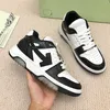 2023 Designer Masculino Sapatos Casuais OO OFB Design Italiano Mulheres Homens Carta Couro Branco Retro Simples Clássico Seta Senhoras Sapato Casual com Caixa Original Tamanho 35-46