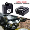 New 2pcs Cnc 22mm 28mm Off Road Motorcycle Bar Clamps Handlebar Risers Adapter for 7/8" 1-1/8 Pit Dirt Motorbike Universal