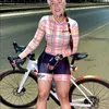 Tävlingssatser ciclopp vrouwen fietsen kostym triathlon jumpsuit strakke aapje fiets jersey set lange mouw kleding run zwemmen schaatspak