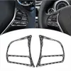 Nuovo ultimo 2x Volante in fibra di carbonio Pulsante Sticker Trim Cover per Bmw 1 2 3 4 Serie 3gt F20 F21 F30 F32 F34 Accessori per interni auto