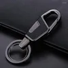Chaves de chaves de chaves de chaves de cargo de cadeado masculino de cadeado simples de círculos criativos de círculo duplo
