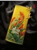 Plånböcker handgjorda original design kvarvarande kärlek snidande orm pursar kvinnor lång kort koppling grönsak garvad läder plånbok