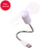 Nouveau Mini ventilateur de serpent silencieux ventilateur de feuille souple ordinateur ventilateur Usb pliable librement Mini ventilateur silencieux de serpent de feuille souple