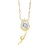 Kettingen modeketen bloem zirkoon hanger ketting ketting dames koper sieraden accessoires verjaardag cadeau g22052444