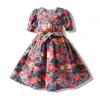 Robes pour filles Filles décontractées Printemps été nouvelle robe de soirée design mignonne 1-6 ans gilet de vêtements pour bébés pour enfants G220523