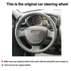 Steering Wheel Covers Hand Sewing Car Cover Wrap Leather Suede For Lada Granta 2011 2012 2013 2014 2023 Auto Protector