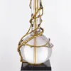 Bordslampor 2023 American Lamp Copper Crystal Marble Branch Creative Luxury vardagsrum sovrum eldekorativ