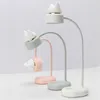 Tischlampen Schreibtisch LED LED Night Dimmable Lampe USB wiederaufladbare Lektüre Flexible Studien am Nachtbe Nachtleuchten