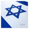 Banner Flags 10 Paket El Tutulan İsrail Bayrağı Küçük 14x21cm Mini Stick İsrail bayrakları Dekorasyon Kutlaması Geçit Töreni G230524