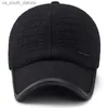 Ballkappen Wuaumx HEIßER Winter Baseball Kappe Für Männer Mit Ohrenklappen Warme Baumwolle Dickere Snapback Kappe Männer Vater Hüte Ohr Schutz casquette L230523