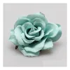 Hair Clips Barrettes Rose Flower Seaside Beach Accessories Head Clip Gsfj196 Mix Order Drop Delivery Jewelry Hairjewelry Dhxor