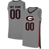 Custom Georgia jerseys men college white red black gray us flag fashion customize university basketball wear adult size stitched jersey