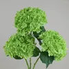 Decoratieve bloemen Creatieve nepbloempografie Props kunstmatige niet verdorde grote Hydrangeas Silk Home Decoratie