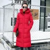 Women's Trench Coats Women's Cotton Padded Coat Parkas Female Jacket Long Thick Warm Puffer Outerwear Jackets Ladies Sleeve G110